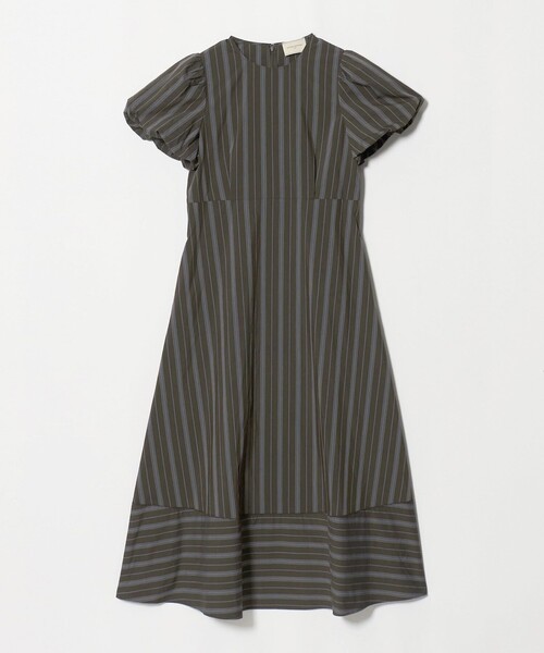 UNITED ARROWS(ユナイテッドアローズ)の「ファブリカ パフ ショートスリーブ ワンピース(ワンピース・レディース・ブラウン系/その他2/ブラック・36/38)」の1枚目の写真