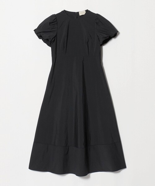 UNITED ARROWS(ユナイテッドアローズ)の「ファブリカ パフ ショートスリーブ ワンピース(ワンピース・レディース・ブラウン系/その他2/ブラック・36/38)」の2枚目の写真