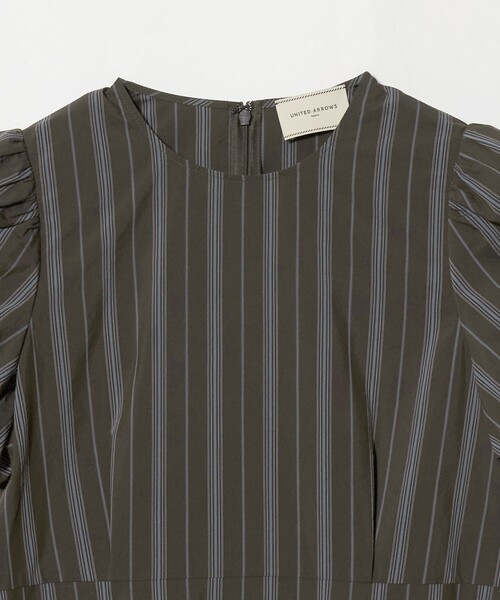 UNITED ARROWS(ユナイテッドアローズ)の「ファブリカ パフ ショートスリーブ ワンピース(ワンピース・レディース・ブラウン系/その他2/ブラック・36/38)」の15枚目の写真