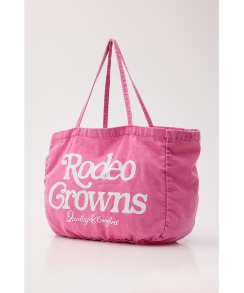 RODEO CROWNS WIDE BOWL(ロデオクラウンズワイドボウル)の「ウォッシュビッグトート(トートバッグ・レディース・ブルー/ピンク/ブラック・FREE)」の8枚目の写真