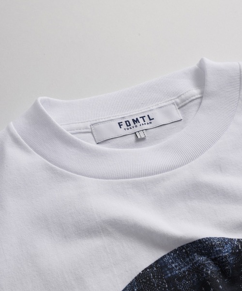 FDMTL(ファンダメンタル)の「FDMTL/ファンダメンタル/PAISLEY TEE(Tシャツ/カットソー・メンズ・ホワイト/ネイビー・4/3/2/1)」の4枚目の写真