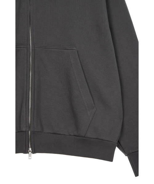 DEINET(ダイニット)の「LOST IN SYDNEY ZIP-UP HOODIE IN CHARCOAL(パーカー・レディース・その他・FREE)」の2枚目の写真