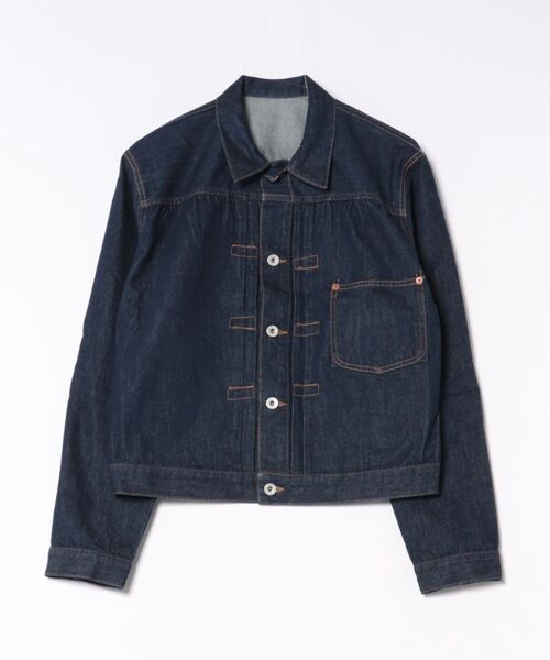 KENZO(ケンゾー)の「KENZO JUMPING TIGER PLEATED TRUCKER JACKET(デニムジャケット・メンズ・ブルー系その他7・MEDIUM/LARGE/SMALL)」の1枚目の写真