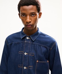 KENZO JUMPING TIGER PLEATED TRUCKER JACKET