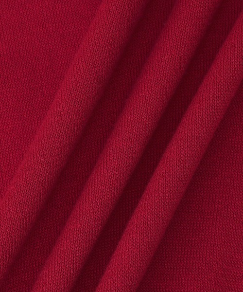 MARY QUANT(マリークワント)の「【MARY QUANT×VIS】スカーフ風ボウタイニット(ニット/セーター・レディース・レッド/ブラック/オフホワイト・FREE)」の4枚目の写真