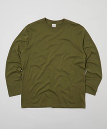 5.6oz オーバーサイズ クルーネック ロングスリーブ Tee/ロンT  ベーシック カラバリ豊富 2026年 夏 夏服
