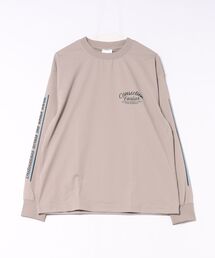 UVカット イージーケア バックプリント 長袖Tシャツ ロンT