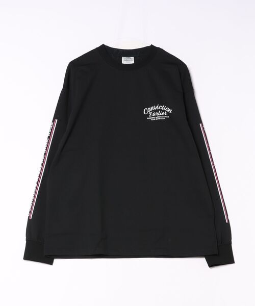 UNDERWRAPS（アンダーラップス）の「UVカット イージーケア バックプリント 長袖Tシャツ　ロンT（Tシャツ/カットソー・メンズ・グレイッシュベージュ/ホワイト/ブラック・M/L/LL）」の2枚目の写真