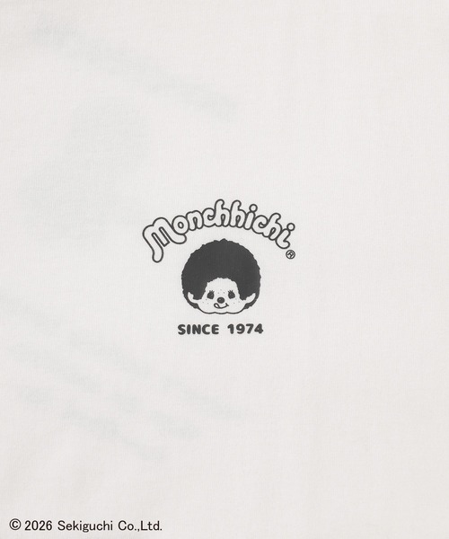 Honeys(ハニーズ)の「モンチッチ/ロンT(Tシャツ/カットソー・レディース・オートミール/ブラック/アイボリー/レンガ・S/M/LL/L/3L)」の11枚目の写真