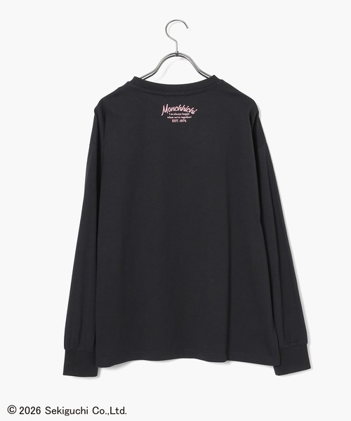 Honeys(ハニーズ)の「モンチッチ/ロンT(Tシャツ/カットソー・レディース・オートミール/ブラック/アイボリー/レンガ・S/M/LL/L/3L)」の16枚目の写真