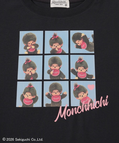 Honeys(ハニーズ)の「モンチッチ/ロンT(Tシャツ/カットソー・レディース・オートミール/ブラック/アイボリー/レンガ・S/M/LL/L/3L)」の17枚目の写真
