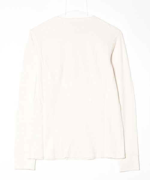 RRL(ダブル アール エル)の「ストレッチ ワッフルニット ヘンリーネック シャツ(Tシャツ/カットソー・レディース・ナチュラル・3/4/2/1)」の9枚目の写真