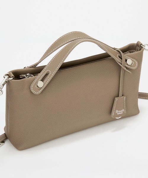 Breath TOPKAPI(ブレストプカピ)の「【Breath TOPKAPI】ELAN エラン シュリンクレザー 2WAY ショルダーバッグ(ショルダーバッグ・レディース・クリーム/ブラック/ブラウン/グレイッシュベージュ/ボルドー・FREE)」の16枚目の写真