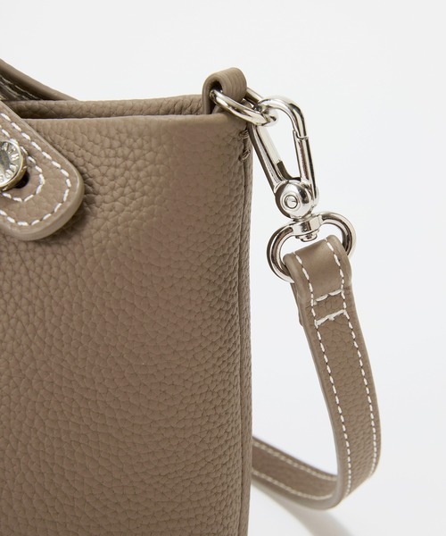 Breath TOPKAPI(ブレストプカピ)の「【Breath TOPKAPI】ELAN エラン シュリンクレザー 2WAY ショルダーバッグ(ショルダーバッグ・レディース・クリーム/ブラック/ブラウン/グレイッシュベージュ/ボルドー・FREE)」の20枚目の写真