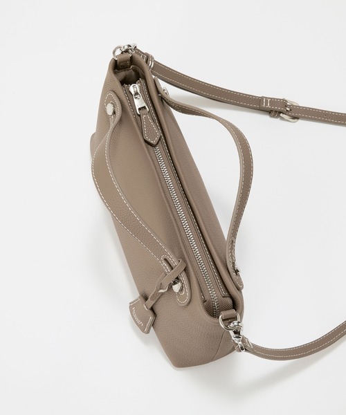 Breath TOPKAPI(ブレストプカピ)の「【Breath TOPKAPI】ELAN エラン シュリンクレザー 2WAY ショルダーバッグ(ショルダーバッグ・レディース・クリーム/ブラック/ブラウン/グレイッシュベージュ/ボルドー・FREE)」の21枚目の写真