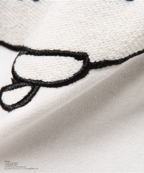 E hyphen world gallery（イーハイフンワールドギャラリー）の「スヌーピーふき出しスウェット（スウェット・レディース・オフホワイト/杢グレー/ネイビー・FREE）」の17枚目の写真