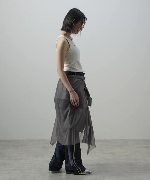 CONVERSE TOKYO（コンバーストウキョウ）の「SIDE LINE LOOSE TRACK PANTS（その他パンツ・レディース・ブラック/カーキ/チャコールグレー/ライトグレー・SMALL/MEDIUM/LARGE）」の9枚目の写真