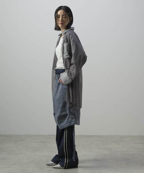 CONVERSE TOKYO（コンバーストウキョウ）の「SIDE LINE LOOSE TRACK PANTS（その他パンツ・レディース・ブラック/カーキ/チャコールグレー/ライトグレー・SMALL/MEDIUM/LARGE）」の16枚目の写真