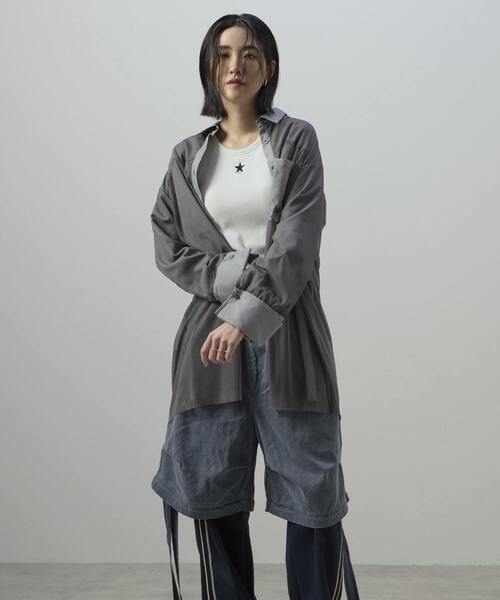 CONVERSE TOKYO（コンバーストウキョウ）の「SIDE LINE LOOSE TRACK PANTS（その他パンツ・レディース・ブラック/カーキ/チャコールグレー/ライトグレー・SMALL/MEDIUM/LARGE）」の18枚目の写真