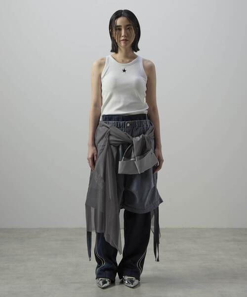 CONVERSE TOKYO（コンバーストウキョウ）の「SIDE LINE LOOSE TRACK PANTS（その他パンツ・レディース・ブラック/カーキ/チャコールグレー/ライトグレー・SMALL/MEDIUM/LARGE）」の19枚目の写真
