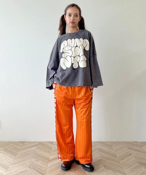 anna sui nyc(アナ スイ エヌ ワイ シー)の「anna sui nyc / アナスイエヌワイシー Graffiti BIG Tシャツ(Tシャツ/カットソー・レディース・ライトグリーン/ブラック・FREE)」の13枚目の写真