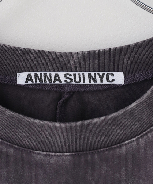 anna sui nyc(アナ スイ エヌ ワイ シー)の「anna sui nyc / アナスイエヌワイシー Graffiti BIG Tシャツ(Tシャツ/カットソー・レディース・ライトグリーン/ブラック・FREE)」の9枚目の写真