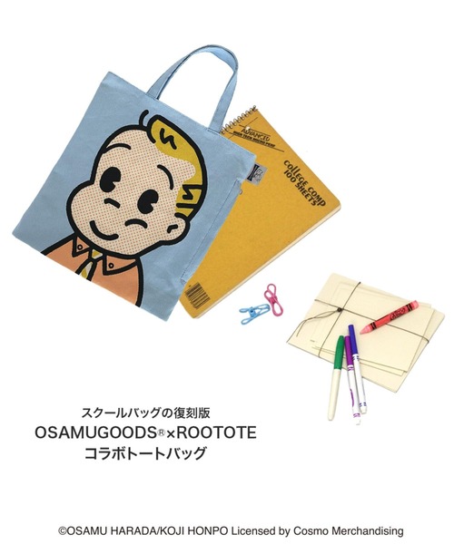 OSAMU GOODS(オサムグッズ)の「OSAMU GOODS(オサムグッズ)×ROOTOTE(ルートート) / OE.RT.OSAMUGOODS-EB(トートバッグ・レディース・その他2/その他1・FREE)」の6枚目の写真