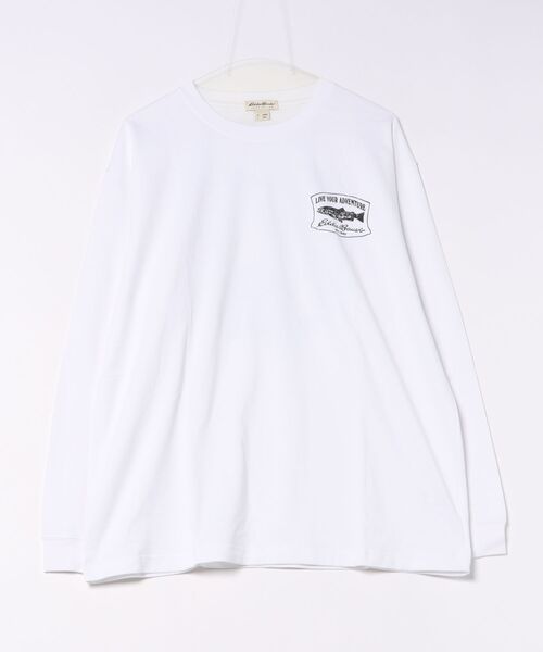 Eddie Bauer(エディーバウアー)の「プリント 長袖 Tシャツ(Tシャツ/カットソー・メンズ・ライトブラウン/グレー/ホワイト・XL/L/XXL/M/S)」の2枚目の写真
