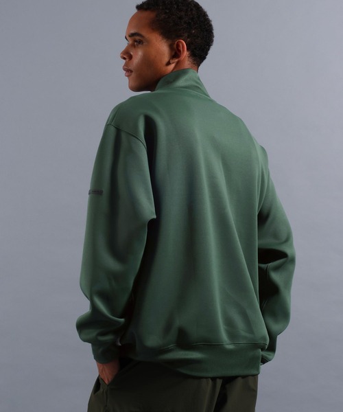 NUMERALS（ヌメラルズ）の「[NUMERALS]NO WORRIES DOUBLE KNIT HALF-ZIP PULLOVER（Tシャツ/カットソー・メンズ・グリーン/ブラック/グレー・MEDIUM/LARGE）」の18枚目の写真