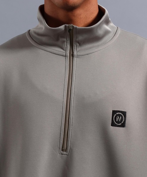 NUMERALS（ヌメラルズ）の「[NUMERALS]NO WORRIES DOUBLE KNIT HALF-ZIP PULLOVER（Tシャツ/カットソー・メンズ・グリーン/ブラック/グレー・MEDIUM/LARGE）」の22枚目の写真