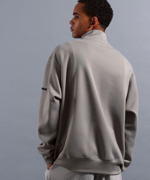 NUMERALS（ヌメラルズ）の「[NUMERALS]NO WORRIES DOUBLE KNIT HALF-ZIP PULLOVER（Tシャツ/カットソー・メンズ・グリーン/ブラック/グレー・MEDIUM/LARGE）」の13枚目の写真