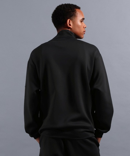 NUMERALS（ヌメラルズ）の「[NUMERALS]NO WORRIES DOUBLE KNIT HALF-ZIP PULLOVER（Tシャツ/カットソー・メンズ・グリーン/ブラック/グレー・MEDIUM/LARGE）」の8枚目の写真