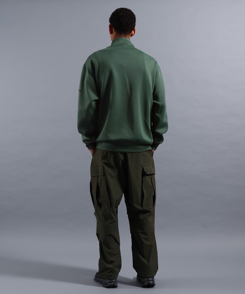 NUMERALS（ヌメラルズ）の「[NUMERALS]NO WORRIES DOUBLE KNIT HALF-ZIP PULLOVER（Tシャツ/カットソー・メンズ・グリーン/ブラック/グレー・MEDIUM/LARGE）」の16枚目の写真