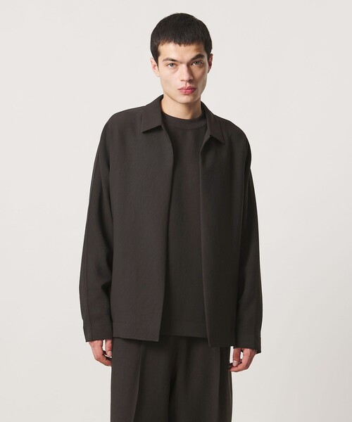 UNITED ARROWS & SONS by DAISUKE OBANA(ユナイテッドアローズアンドサンズバイダイスケオバナ)の「<D.O UNITED ARROWS BY DAISUKE OBANA>+10 D/SL SHIRT COL 26AW/シャツ(シャツ/ブラウス・メンズ・ダークブラウン・S/M/XL/L)」の2枚目の写真