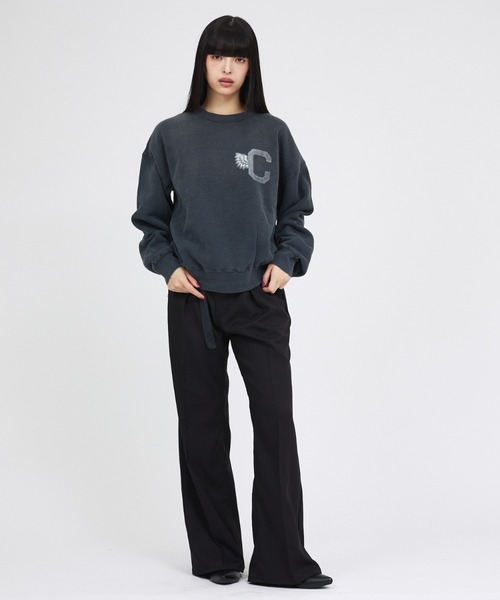 REMI RELIEF(レミレリーフ)の「【REMI RELIEF/レミレリーフ】ヴィンテージ裏地クルースウェット/ヴィンテージ/スウェット(スウェット・レディース・ブラック/レッド/ホワイト・フリー)」の18枚目の写真