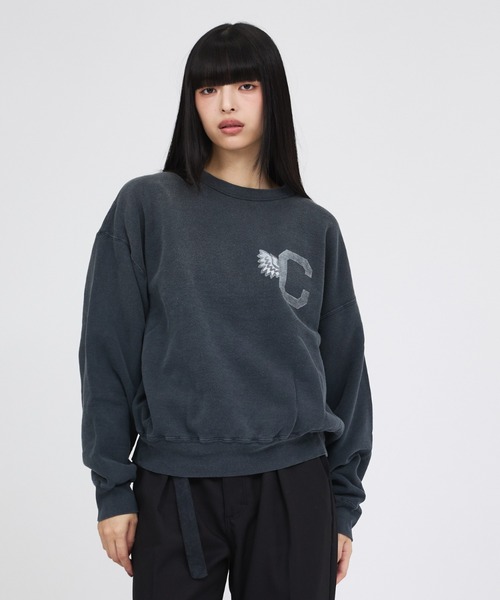 REMI RELIEF(レミレリーフ)の「【REMI RELIEF/レミレリーフ】ヴィンテージ裏地クルースウェット/ヴィンテージ/スウェット(スウェット・レディース・ブラック/レッド/ホワイト・フリー)」の21枚目の写真