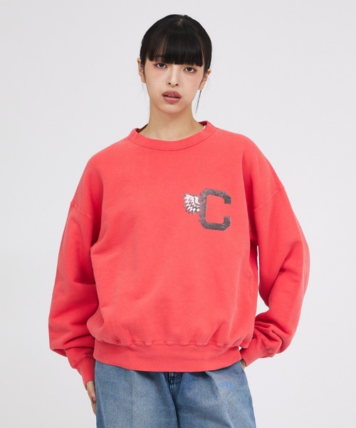 REMI RELIEF(レミレリーフ)の「【REMI RELIEF/レミレリーフ】ヴィンテージ裏地クルースウェット/ヴィンテージ/スウェット(スウェット・レディース・ブラック/レッド/ホワイト・フリー)」の12枚目の写真