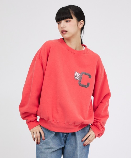 REMI RELIEF(レミレリーフ)の「【REMI RELIEF/レミレリーフ】ヴィンテージ裏地クルースウェット/ヴィンテージ/スウェット(スウェット・レディース・ブラック/レッド/ホワイト・フリー)」の13枚目の写真