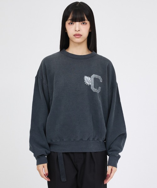 REMI RELIEF(レミレリーフ)の「【REMI RELIEF/レミレリーフ】ヴィンテージ裏地クルースウェット/ヴィンテージ/スウェット(スウェット・レディース・ブラック/レッド/ホワイト・フリー)」の15枚目の写真