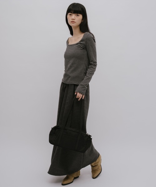 duei（デュイ）の「ボーダーロングスリーブカットソー（Tシャツ/カットソー・レディース・ライトグレー/グレー・FREE）」の22枚目の写真