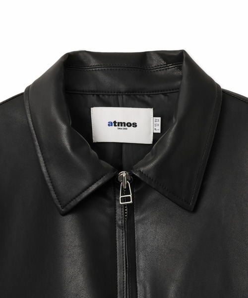 atmos（アトモス）の「atmos Synthetic Leather Jacket / アトモス シンセティック レザー ジャケット（その他アウター・メンズ・ブラウン/ブラック・XL/L/M）」の4枚目の写真