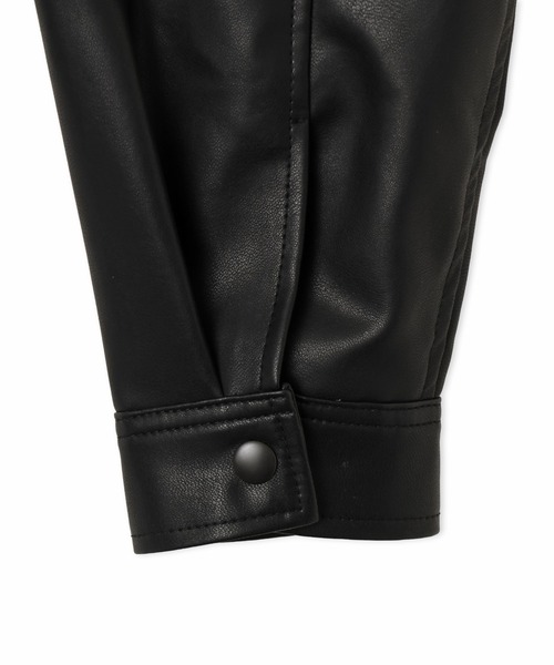 atmos（アトモス）の「atmos Synthetic Leather Jacket / アトモス シンセティック レザー ジャケット（その他アウター・メンズ・ブラウン/ブラック・XL/L/M）」の8枚目の写真
