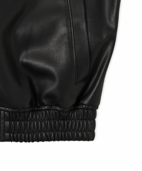 atmos（アトモス）の「atmos Synthetic Leather Jacket / アトモス シンセティック レザー ジャケット（その他アウター・メンズ・ブラウン/ブラック・XL/L/M）」の9枚目の写真