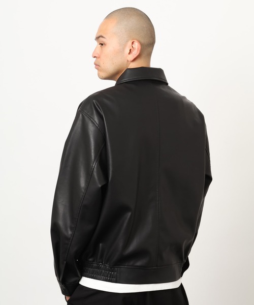 atmos（アトモス）の「atmos Synthetic Leather Jacket / アトモス シンセティック レザー ジャケット（その他アウター・メンズ・ブラウン/ブラック・XL/L/M）」の11枚目の写真