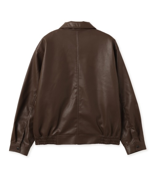 atmos（アトモス）の「atmos Synthetic Leather Jacket / アトモス シンセティック レザー ジャケット（その他アウター・メンズ・ブラウン/ブラック・XL/L/M）」の18枚目の写真