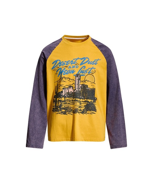 HOOK(フック)の「HOOK レーシンググラフィックラグランTEE(Tシャツ/カットソー・メンズ・ブラウン/イエロー・FREE)」の14枚目の写真