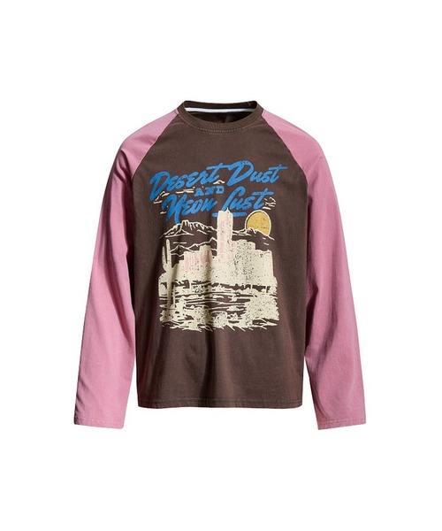 HOOK(フック)の「HOOK レーシンググラフィックラグランTEE(Tシャツ/カットソー・メンズ・ブラウン/イエロー・FREE)」の13枚目の写真