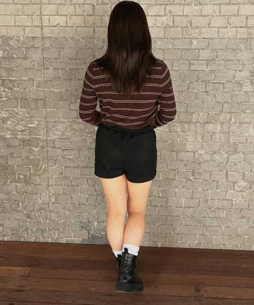 frunco(フランコ)の「【ZOZOTOWN限定】スエードショートパンツ(その他パンツ・レディース・ブラック/ブラウン・FREE)」の14枚目の写真