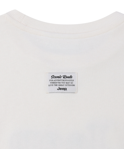JEEP(ジープ)の「WOMEN セリフ ビッグロゴ スウェット (JR5TSF844IV)(スウェット・レディース・その他・MEDIUM/LARGE/X-LARGE/SMALL)」の5枚目の写真