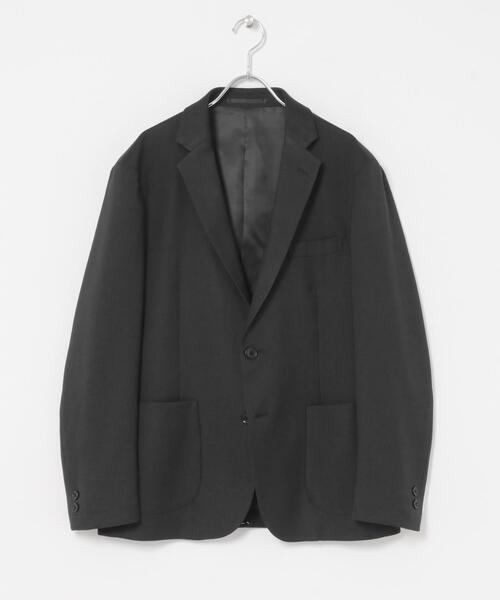 URBAN RESEARCH DOORS（アーバンリサーチドアーズ）の「LIFE STYLE TAILOR　ウールライクツイルコンフォータブルジャケット（その他アウター・メンズ・カーキ/ネイビー/グレー・LARGE/SMALL/MEDIUM/X-LARGE）」の2枚目の写真
